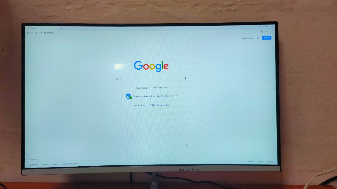 Anmite Curved Monitor 24 Inch 75 Hz Ips Led Display Computers Tech Parts Accessories Monitor Screens On Carousell