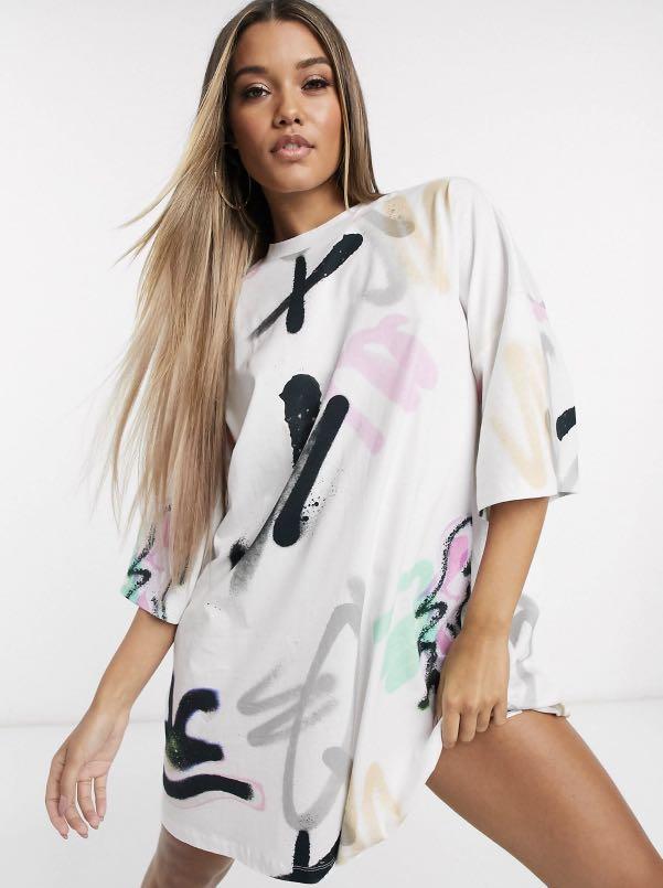 Graffiti 2025 shirt dress