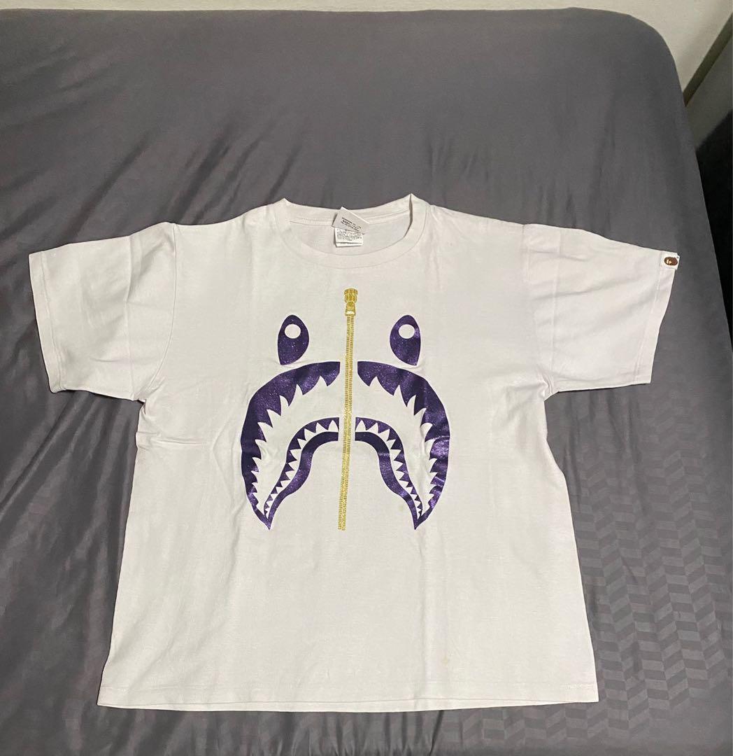 bape glitter shark tee
