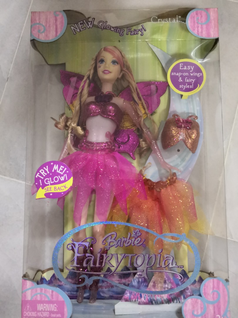 Barbie Fairytopia Glowing Fairy Crystal Hobbies Toys