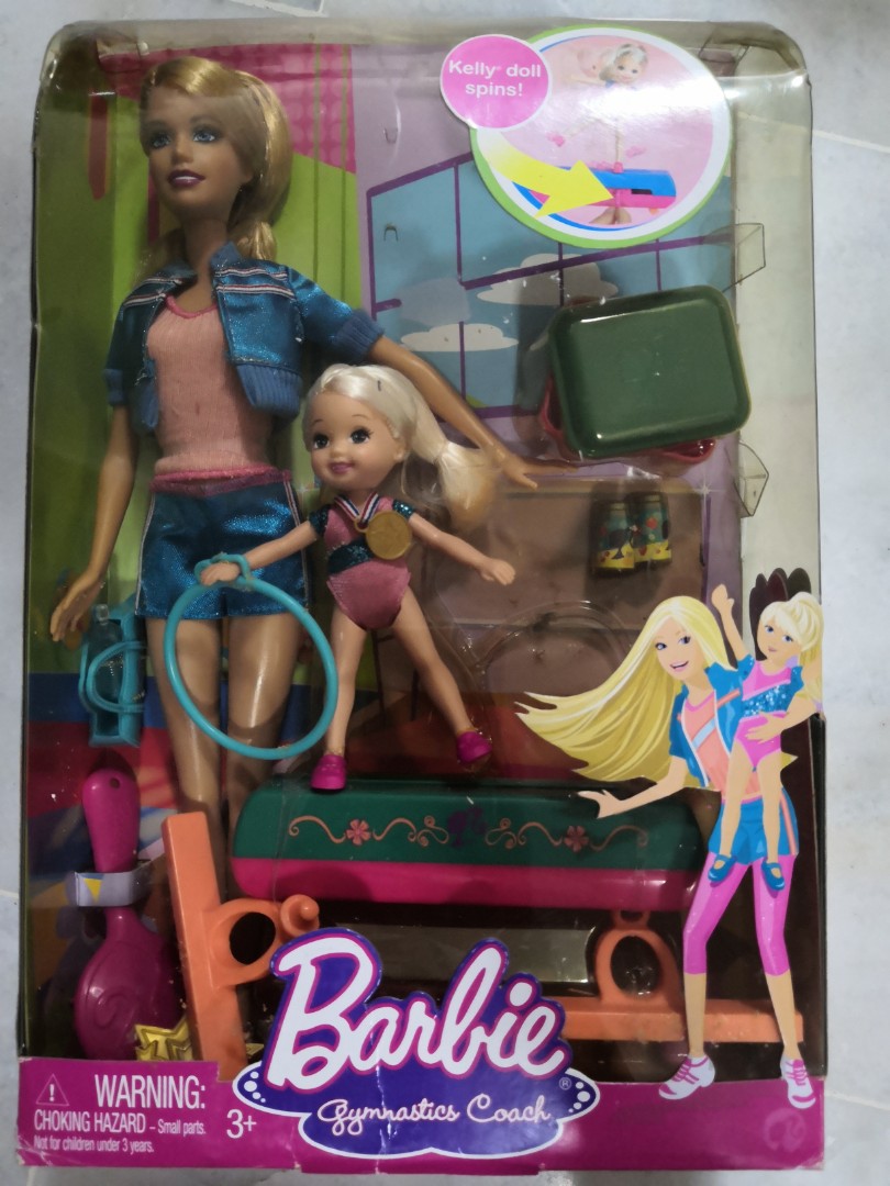 Barbie shop gymnastics coach