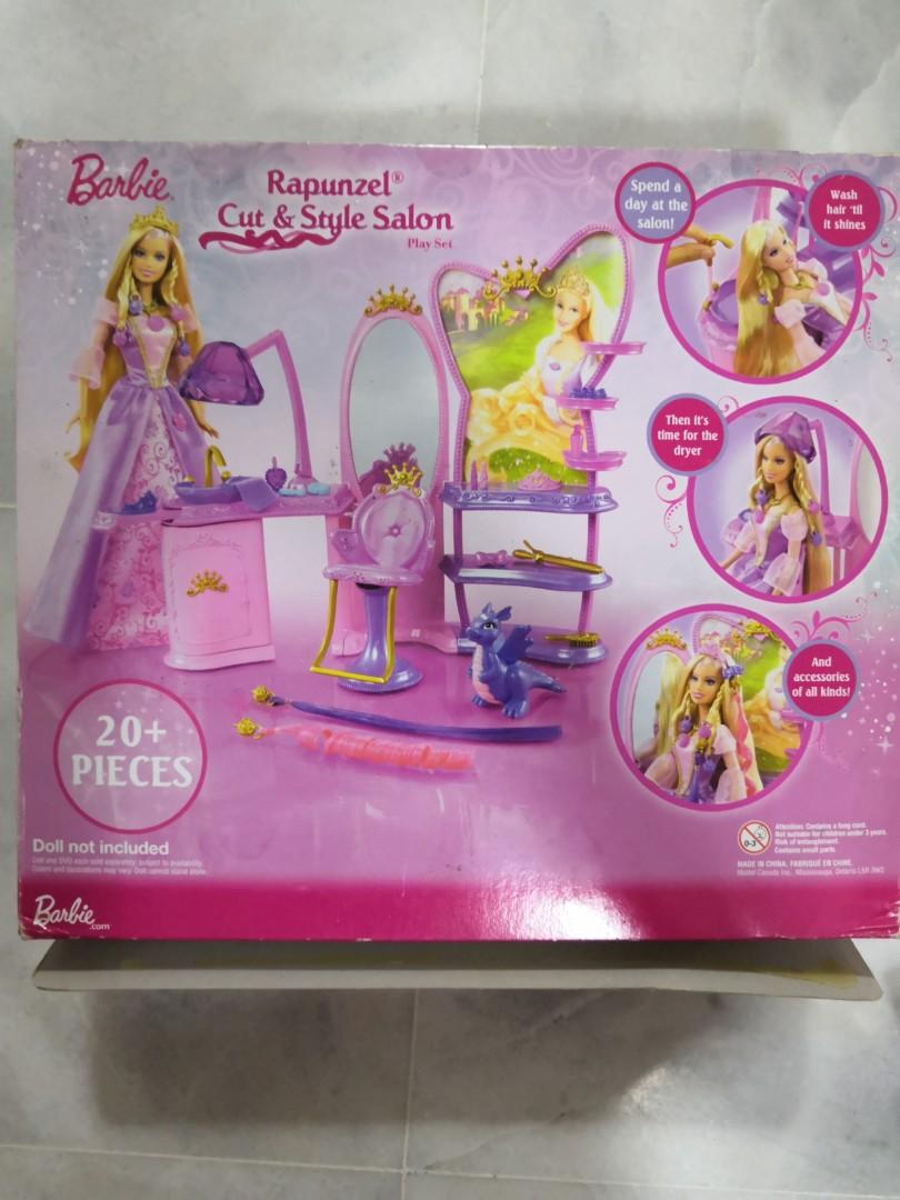 Barbie rapunzel salon best sale