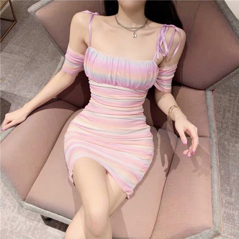 Rainbow bodycon store