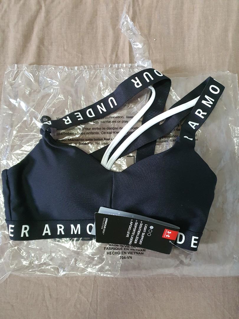 women's ua wordmark strappy sports bralette bra