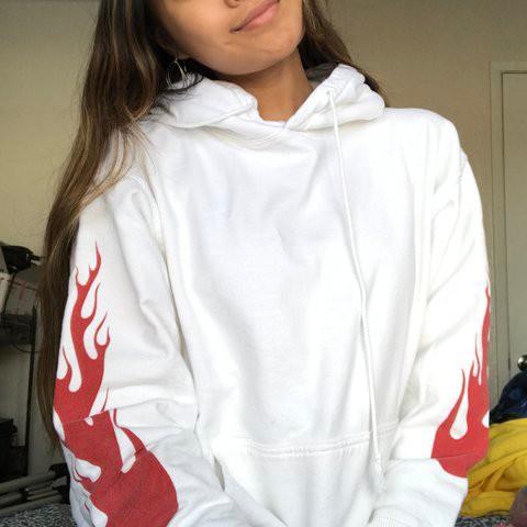 Brandy melville flame hoodie sales
