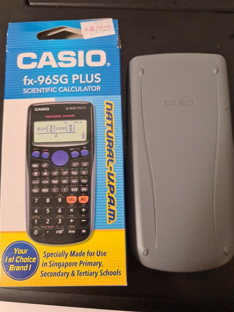 Casio calculator fx 96sg plus popular bookstore clearance