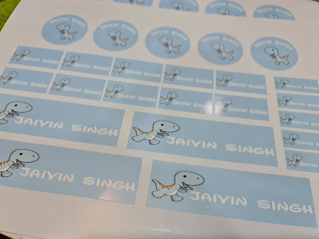 ChildCare Sticker Name Labels, Babies & Kids, Baby Nursery & Kids