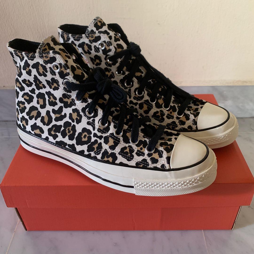Converse chuck 70 leopard us9 Men s Fashion Footwear Sneakers