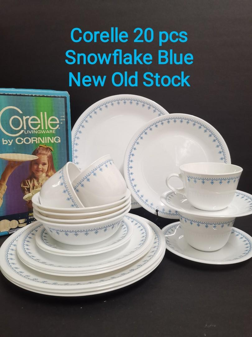 Corelle deals snowflake blue