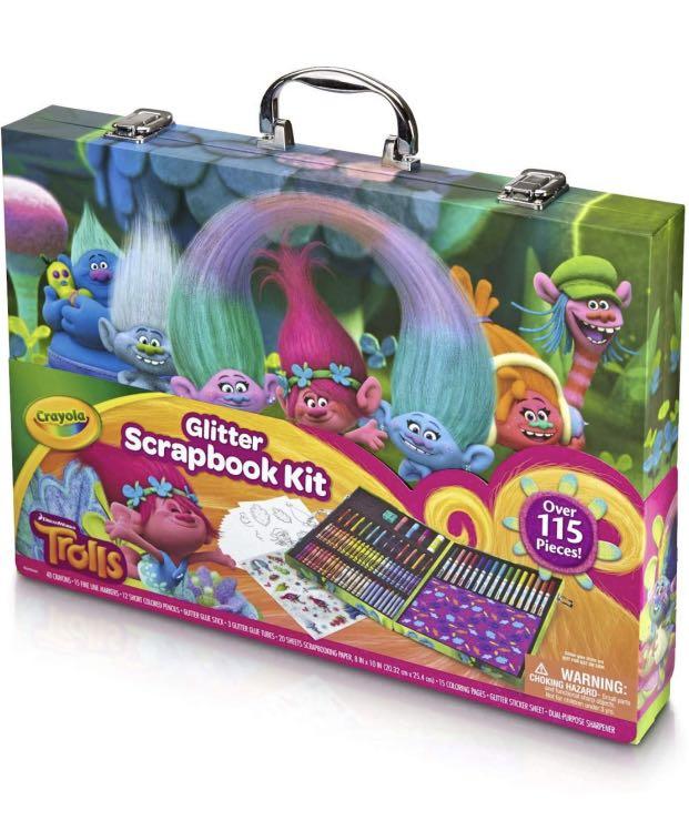Crayola Dreamworks Trolls Glitter Scrapbook Kit Babies Kids Baby crayola-dreamworks-trolls-glitter-scrapbook-kit-babies-kids-baby