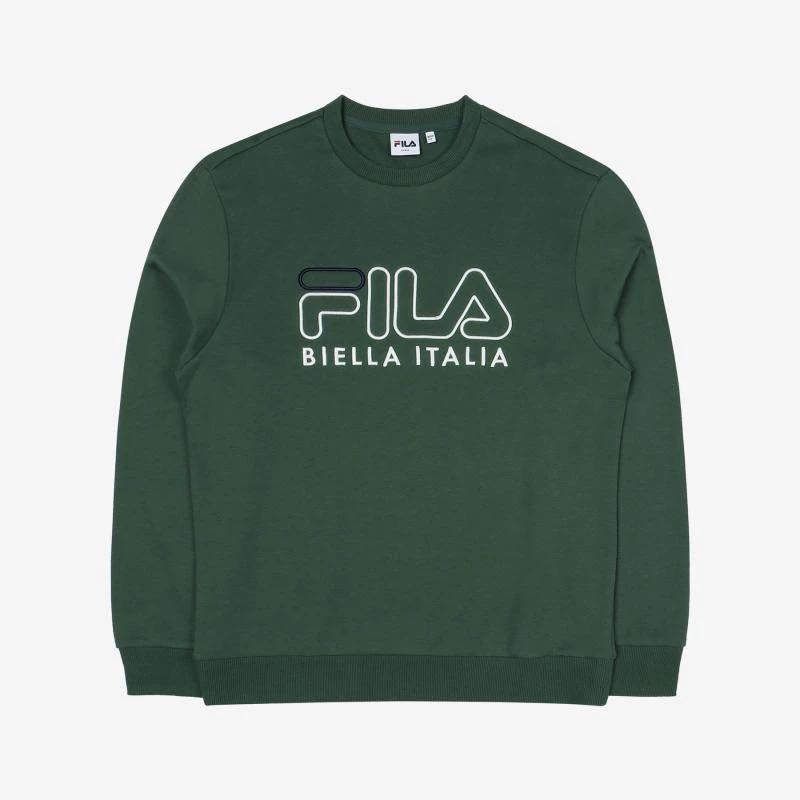 green fila sweatshirt