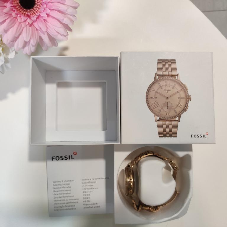 Gold hybrid watch deals