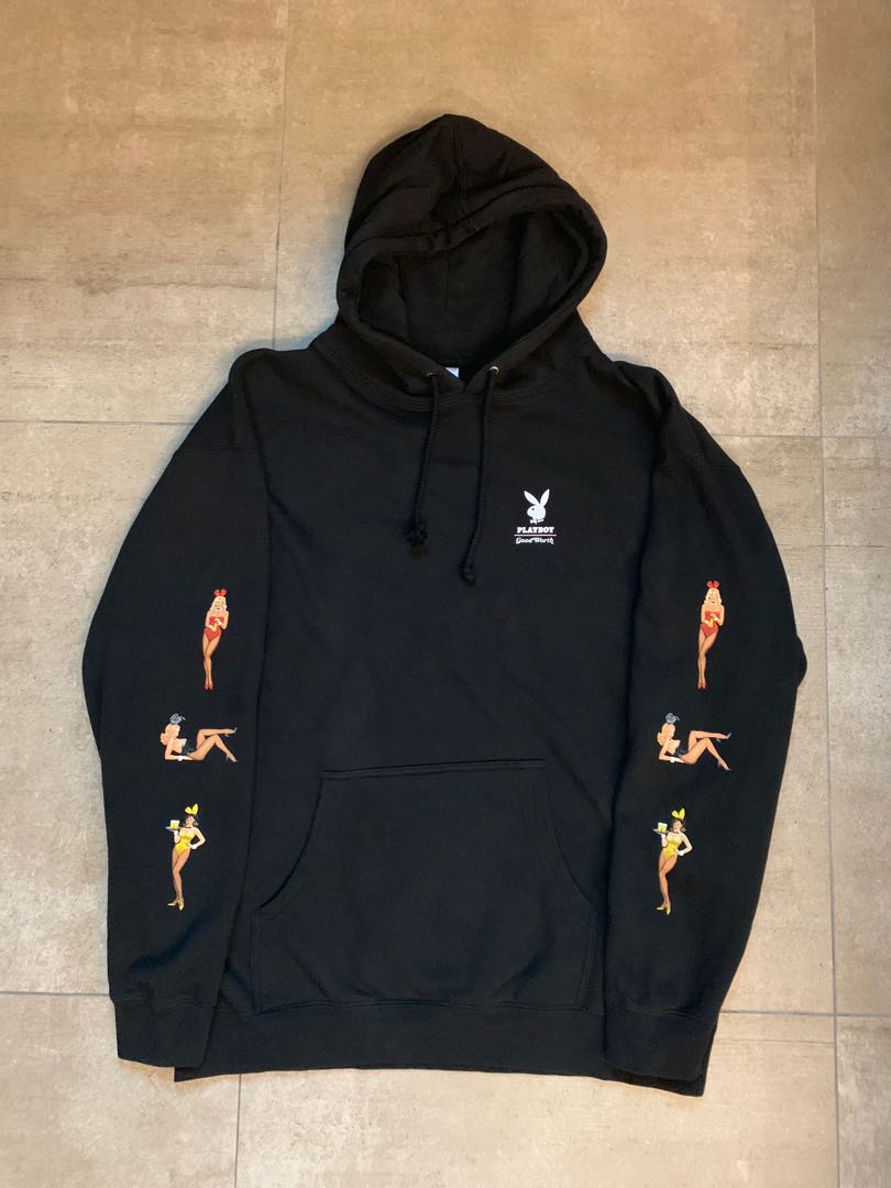Good worth x cheap playboy covers pullover hoodie
