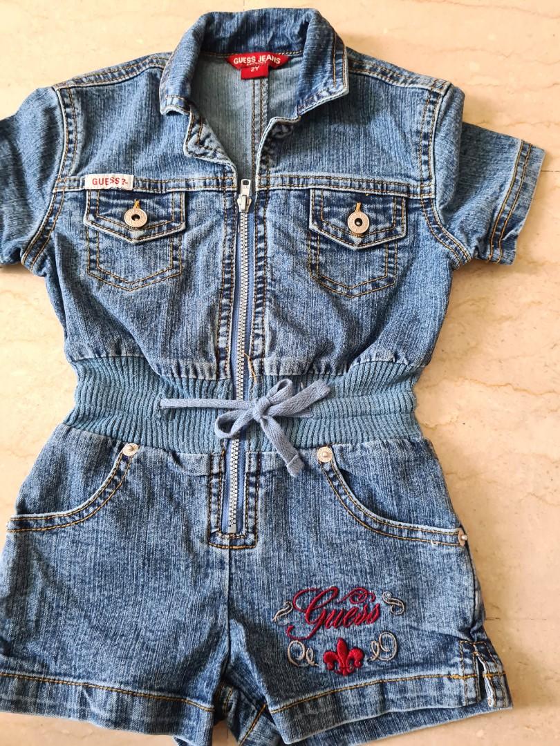 guess jean romper