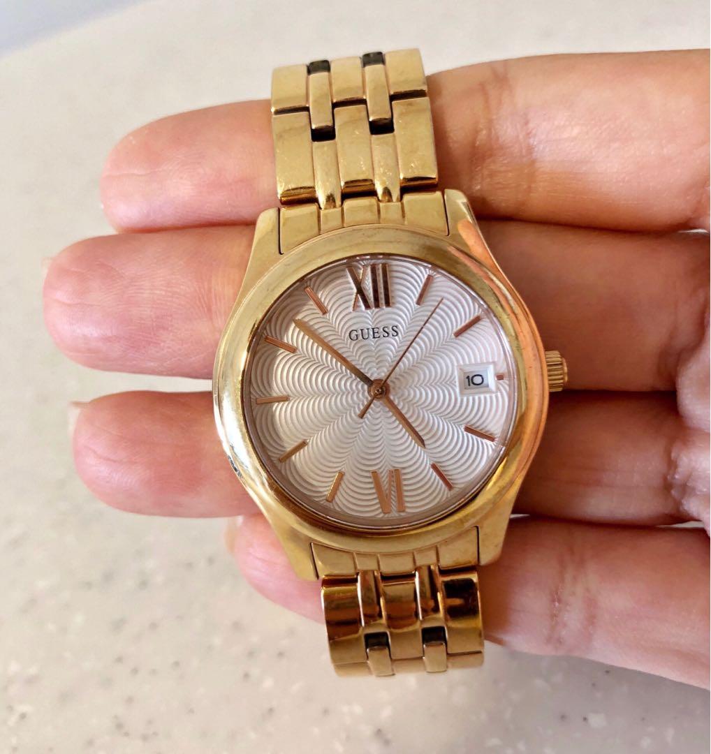 Gold tone bracelet watch sale