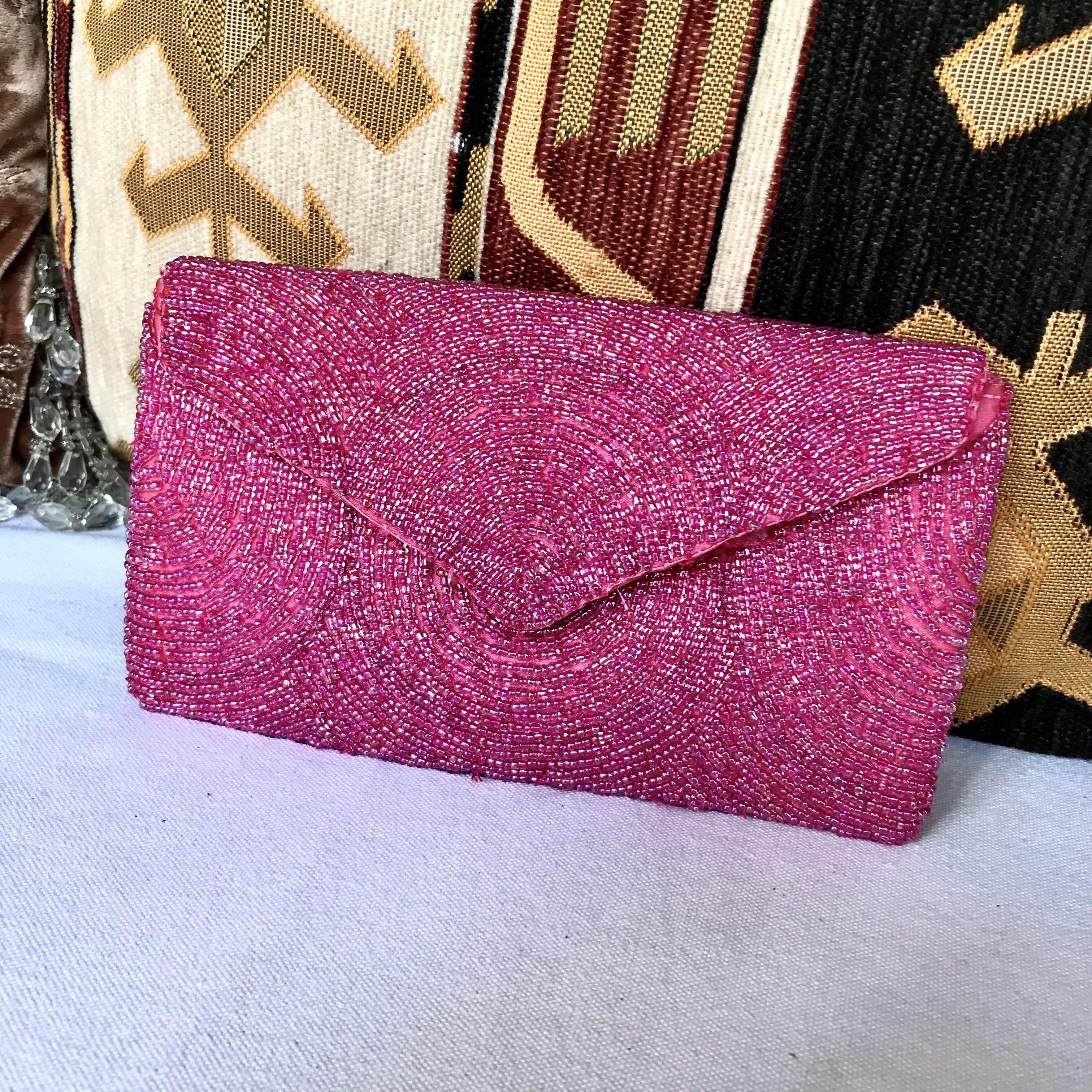 hot pink clutch