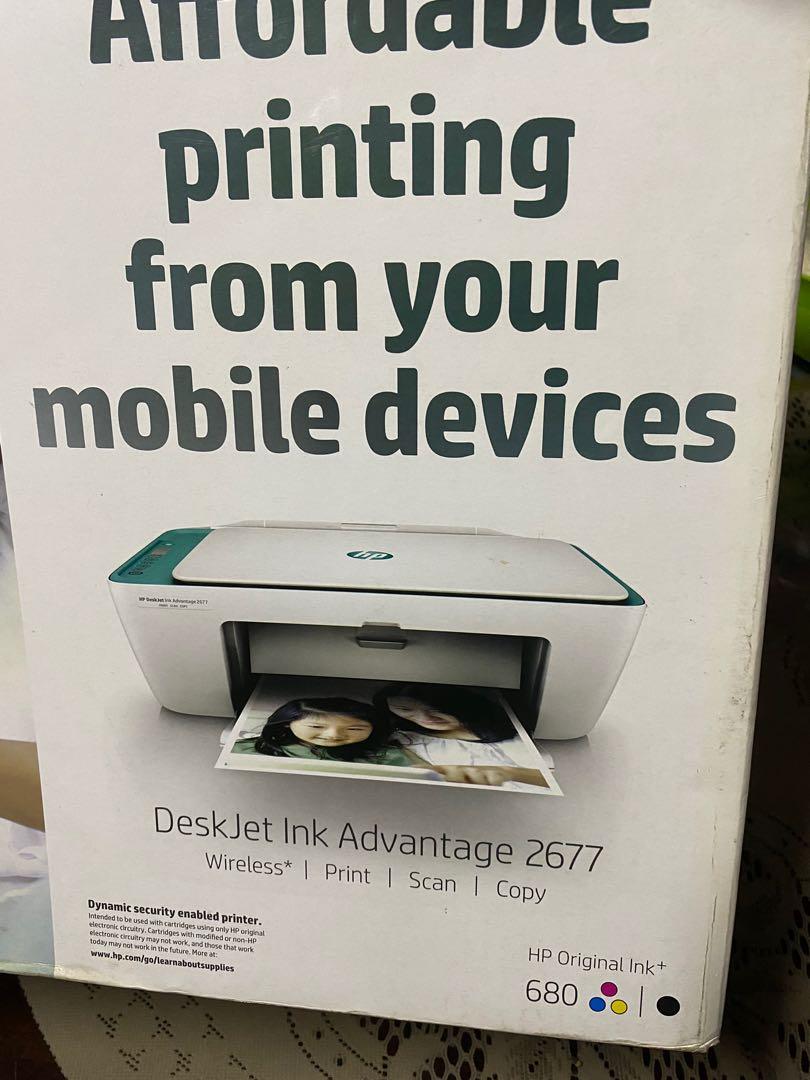 hp deskjet 2677 printer