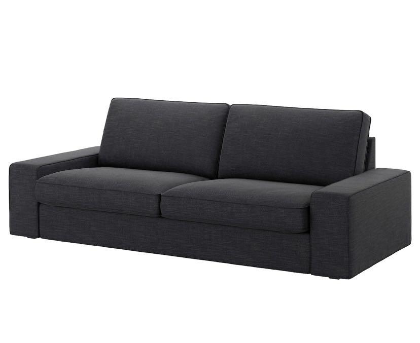 Ikea Kivik Three Seat Sofa Dark Grey Furniture Home Living Sofas On Carou - Kivik 3 Seat Sofa Cover Ikea Kivik Three Seat Sofa Dark Grey Furniture Home Living Sofas On Carou - Kivik 3 Seat Sofa Cover
