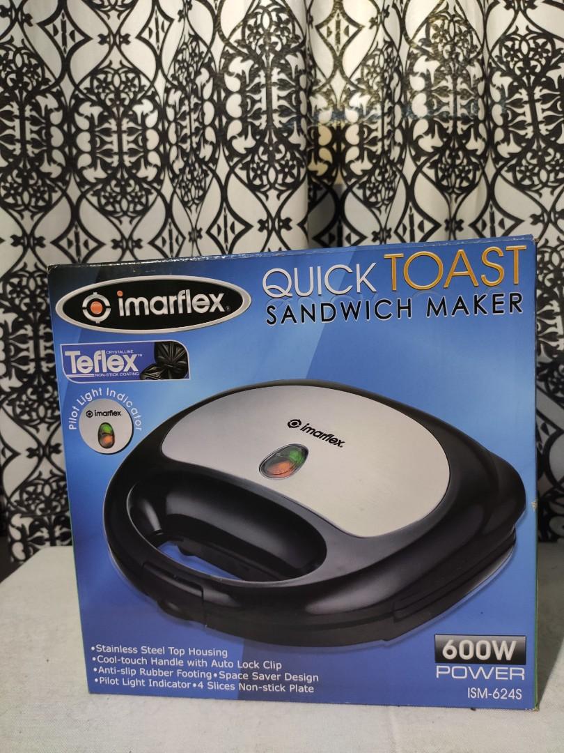 Imarflex quick toast Sandwich maker, Furniture & Home Living