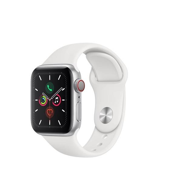 APPLE WATCH SERIES 5 44MM GPS CELLULAR ALUMINIUM W WHITE SPORT SILVER 1 YR APPLE WARRANTY Mobile Phones Gadgets Wearables Smart Watches on Carousell