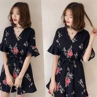 (INSTOCKS) floral chiffon jumpsuit