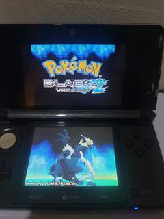 Jet Black Nintendo 3ds (with charger)