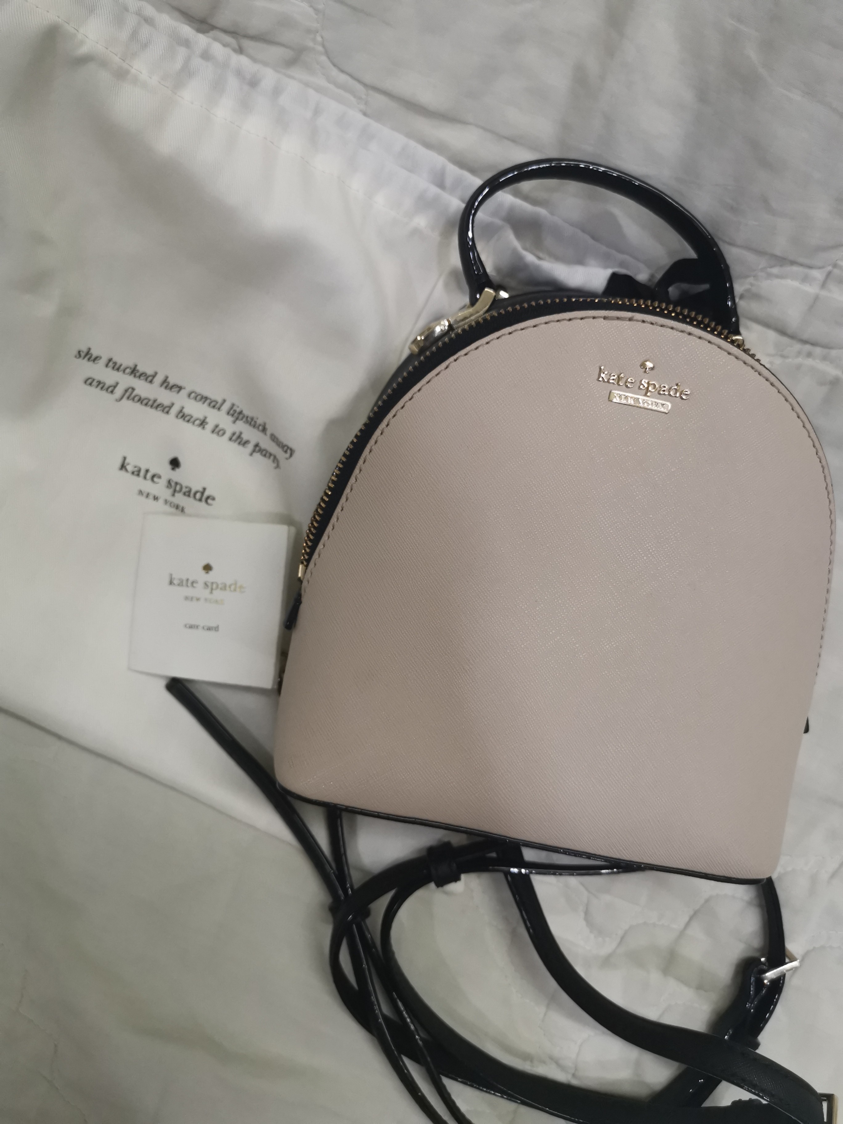 Authentic Kate Spade Mini Cameron Binx Backpack Sling Bag, Women's Fashion,  Bags & Wallets, Backpacks on Carousell