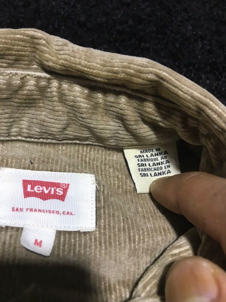 Levis jacket made in Sri Lanka, Men's Fashion, Tops & Sets, Tshirts & Polo  Shirts on Carousell