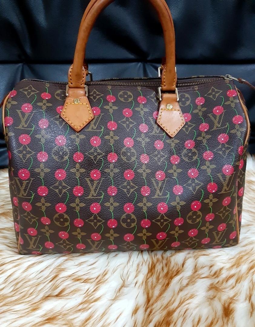 Louis Vuitton Speedy 30 Cherry HandBag(LIMITED EDITION), Luxury, Bags &  Wallets on Carousell