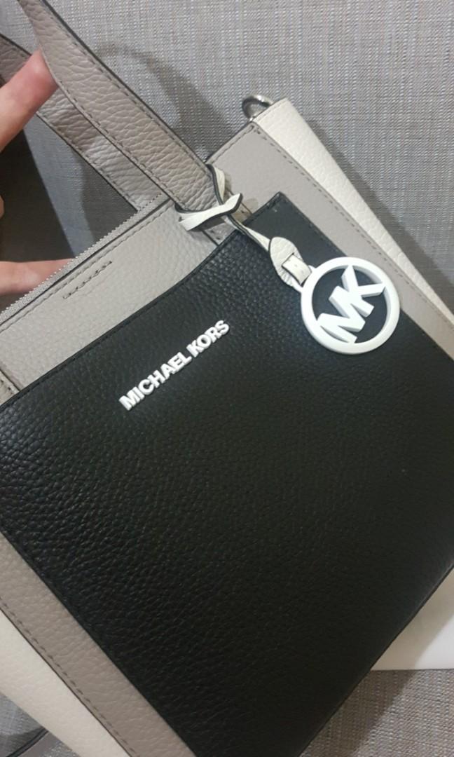 Michael Kors Gemma Small Satchel Barang Mewah Tas Dompet di