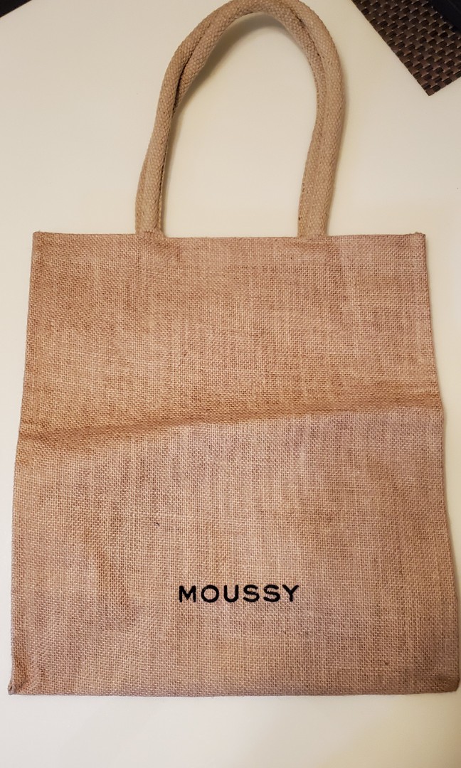 moussy 麻質袋 兩用