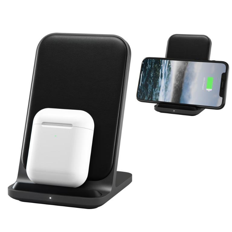 NOMAD Base Station/Mini Horween Leather Charging Pad Apple Watch Mount