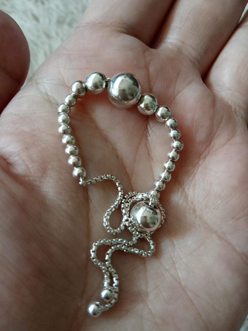 String of clearance beads sliding bracelet