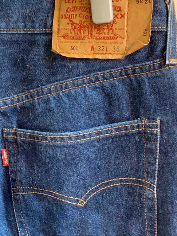 RARE LEVIS USA 110 Anniversary 90s Big E W32 LEVI S 501