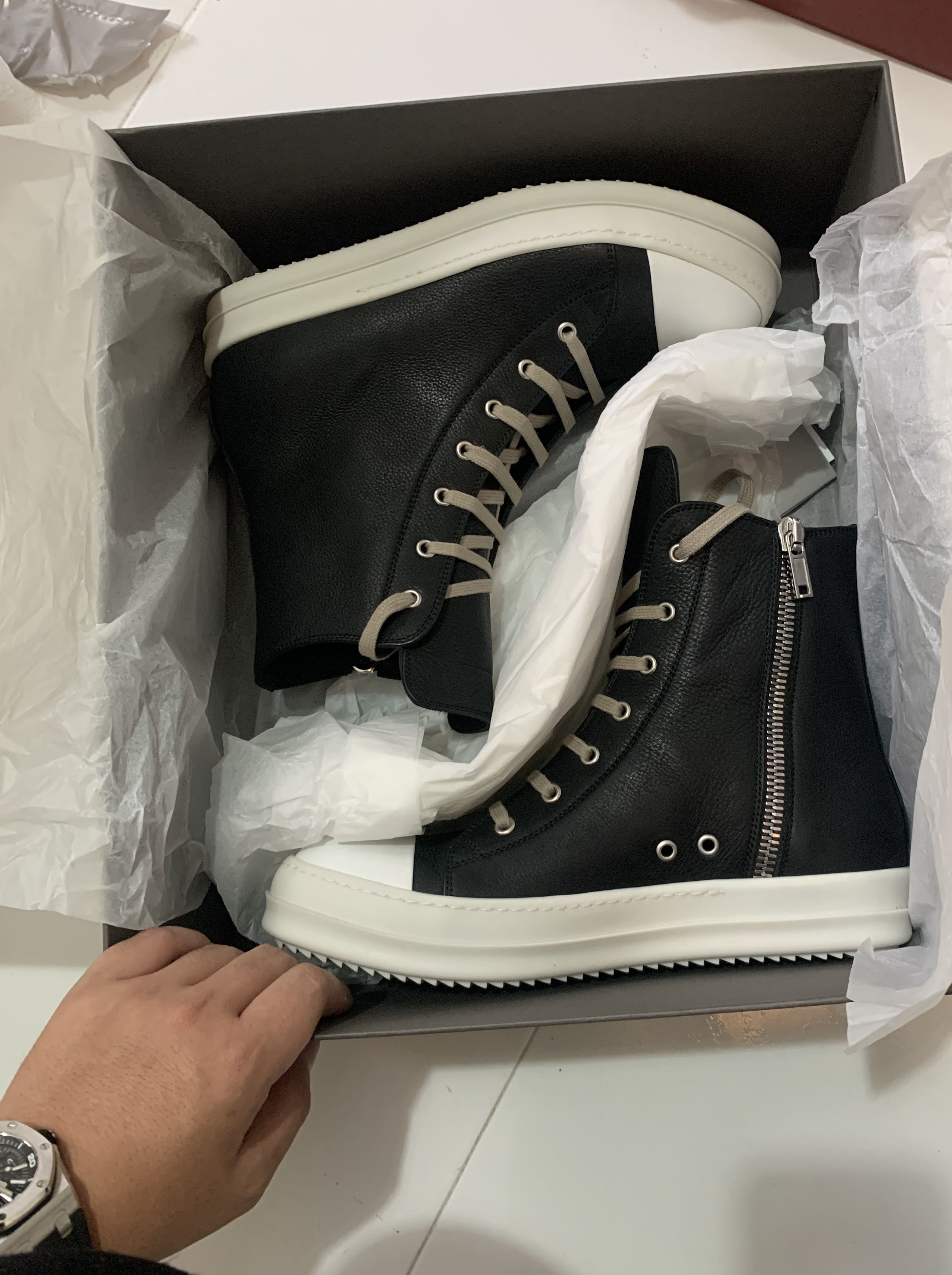 Rick Owens Mainline A W 20 Ramones Men s Fashion Footwear