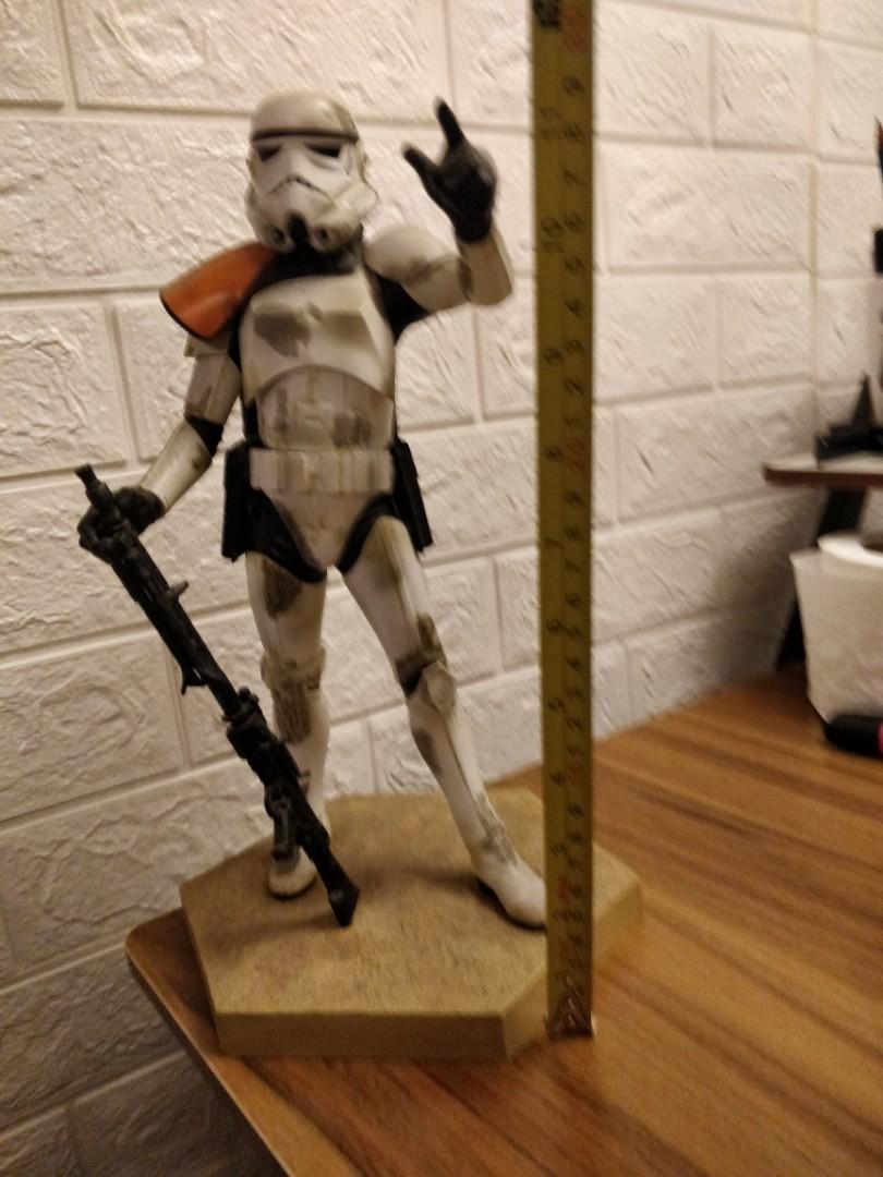 Sandtrooper Kotobukiya 1/7 star wars stormtrooper (Category: Figurines & Statues) located in Marikina City. Submitted by timebandits (Listing ID 1048400893, Image 2). Description: for sale Kotobukiya Artfx 1/7th star wars Sandtrooper about 12" tall displayed item, no more box complete with base and rifle great condition.