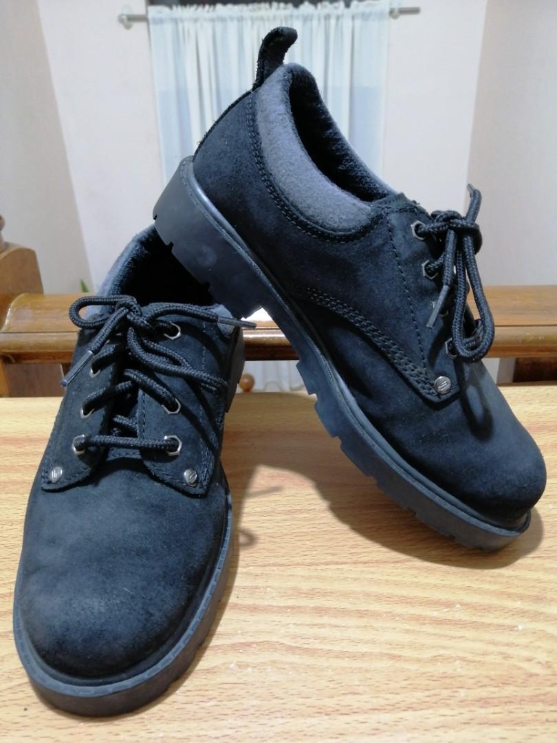 Suede Leather Work Shoes 