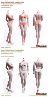 PHICEN T05 Plump Doll Clothes Fit 1:12 Scale TBLeague Seamless Large Bust  Dolls