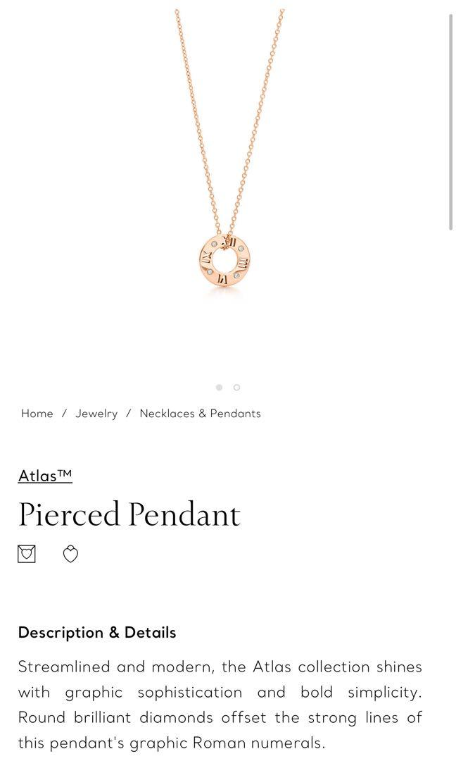 Tiffany's clearance atlas necklace