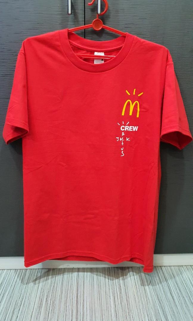 Travis scott x Macdonalds Employee t 
