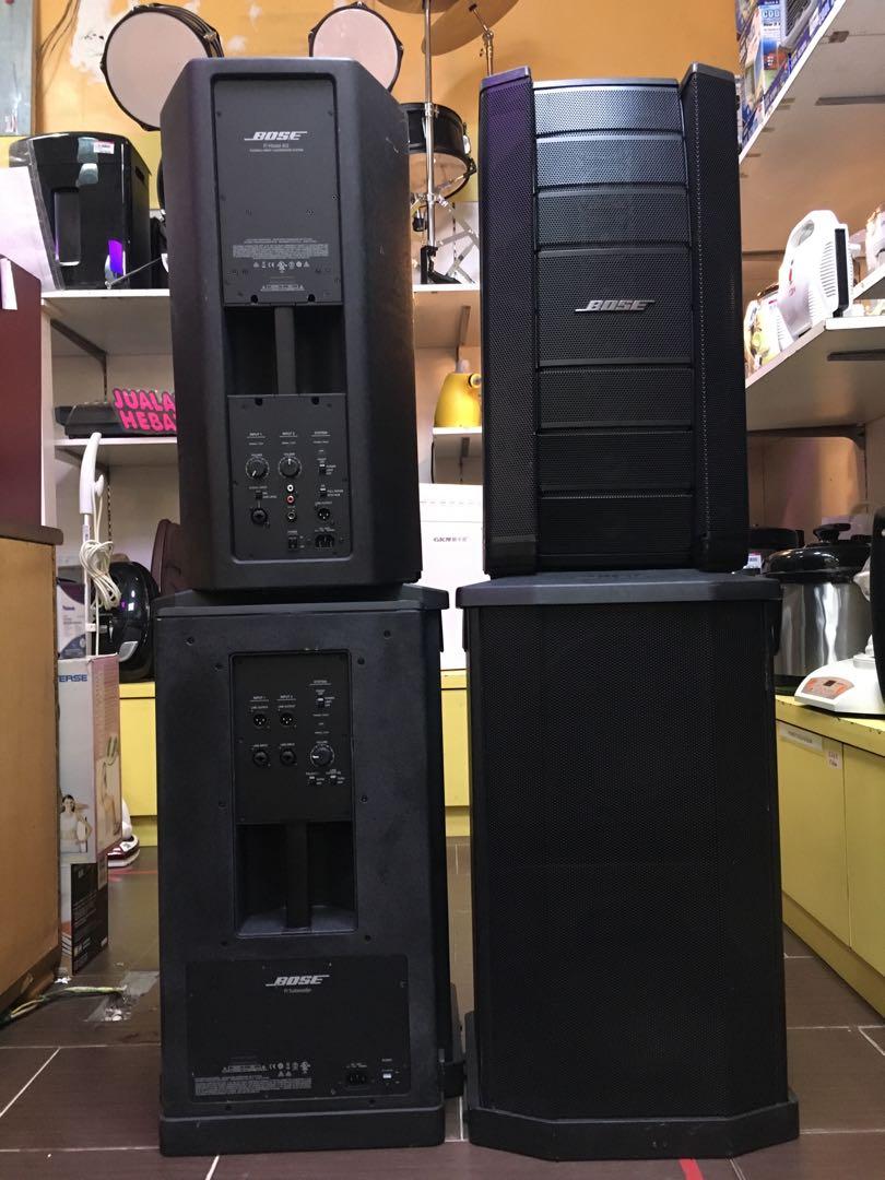 Used Bose F1 Model 812 Flexible Array Dual System Loudspeaker and Subwoofer 1000 Watts