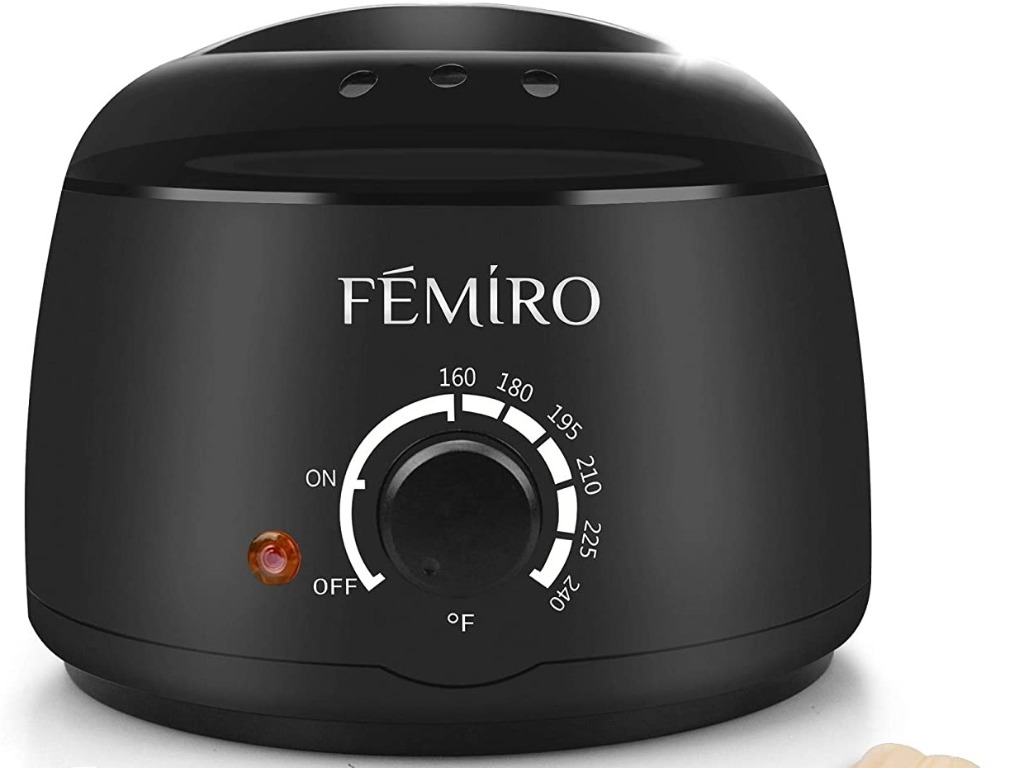 Wax Warmer Femiro Hair Removal Home Waxing Kit with 4 Flavors Stripless Hard Wax Beans 14.1oz 20 Wax Applicator Sticks for Full Body Legs Face Eyebrows Bikini Women Men Painless At Home Waxing Everyth...