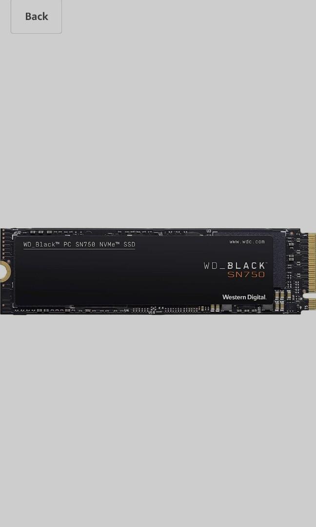 Wd black 2025 sn750 500gb