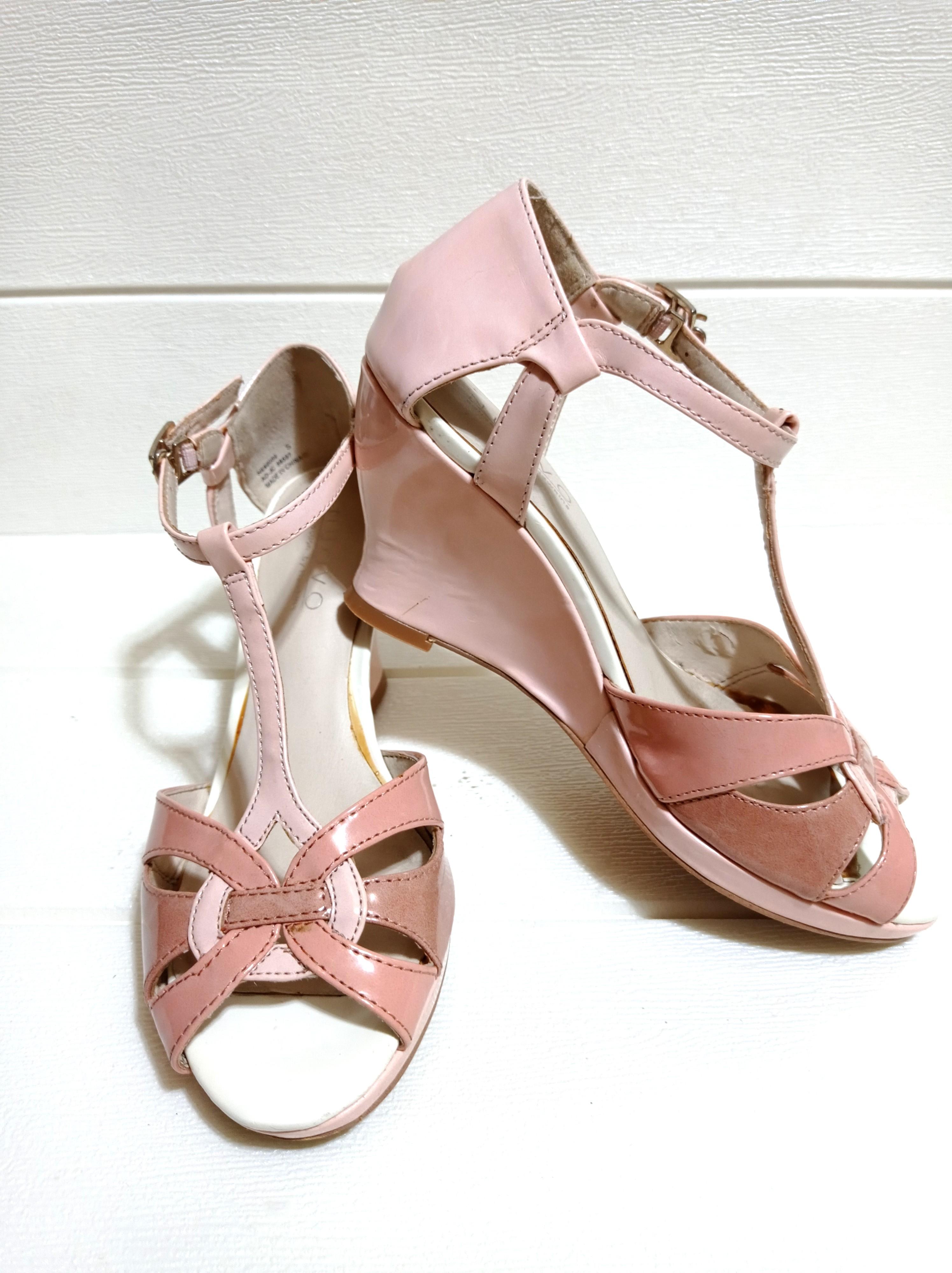 pink rose gold shoes
