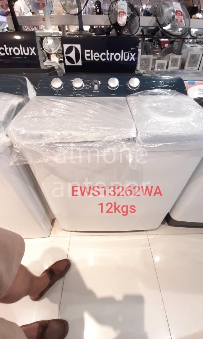White Westinghouse Twintub Washing Machine (Category: Washing Machines and Dryers) located in Manila. Submitted by almnantnr (Listing ID 1048354581, Image 1). Description: TWIN TUB 14kgs WWTT141X - 13800 14kgs EWS14262WA - 14100 12kgs EWS13262WA - 12300 10kgs WWTT101X - 10000 8kgs WWTT81X - 7850 7kgs WWTT71X - 6990 1 year warranty Parts and Services, with 7 days replacement. WE offer Delivery around Metro Manila We also accept COD (Delivery Charg