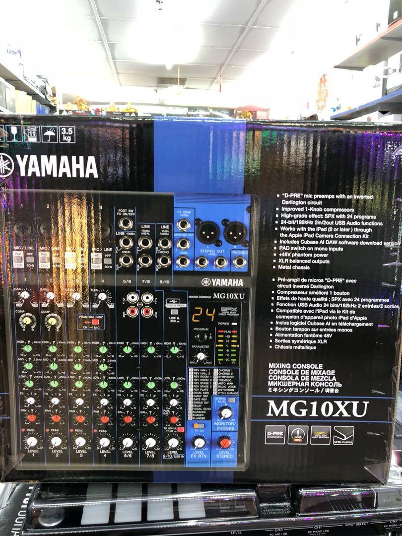 Yamaha MG10XU Mixer with Effects & USB, Music & Media, Music