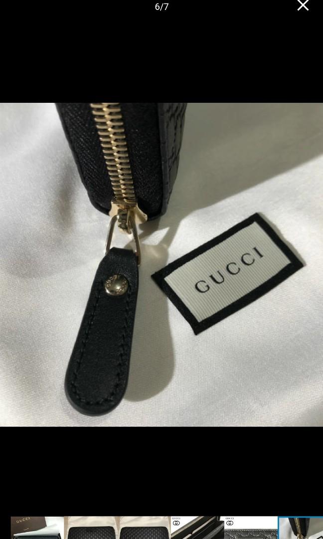 Gucci Unisex Microguccissima GG Black Money Clip Wallet – Queen