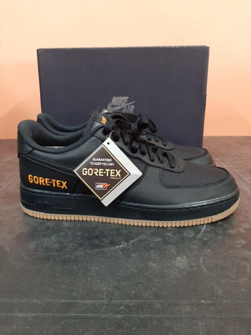 Nike Air Force 1 Gore-Tex Black/Light Carbon-Bright Ceramic