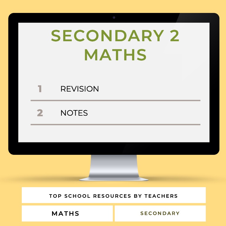 2024 Secondary 2 Maths Notes Revision (Top Schools), Hobbies \u0026 Toys, Books \u0026 Magazines ...