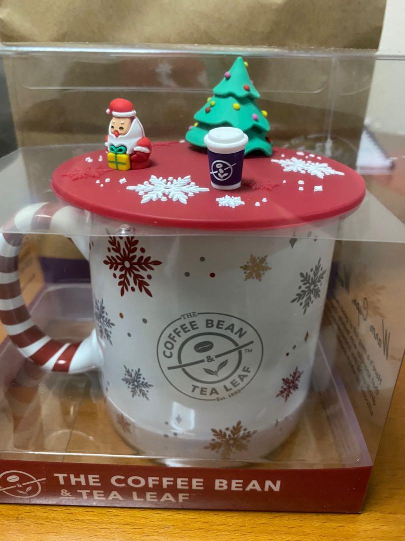 Coffee bean and tea leaf christmas mug